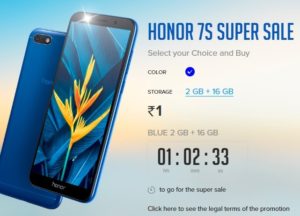 Honor-7s-sale