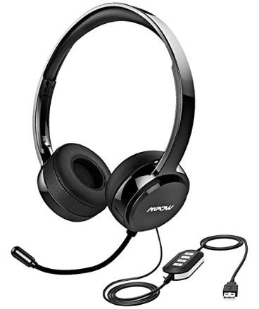 Amazon - Buy Mpow 071 USB Headset 3.5mm Aux Computer Headphone at only ...