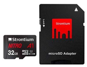 Strontium Nitro A1 32GB Micro SDHC Memory Card A1 UHS-I U1 Class 10