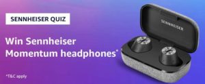 Amazon Sennheiser Quiz Answers Win Sennheiser Momentum Headphones