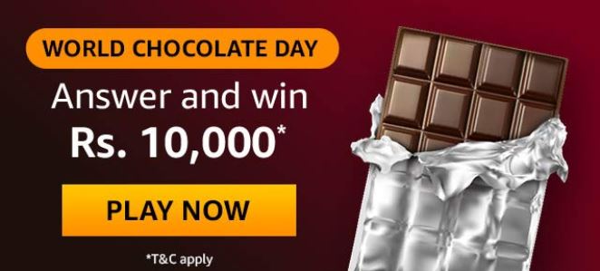 Amazon World Chocolate Day Quiz