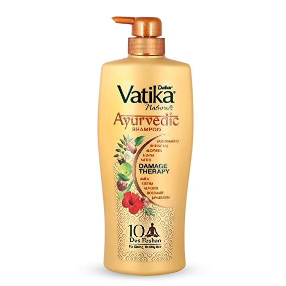 Vatika Ayurvedic Shampoo, 640ml , Power of Dus Poshan for 10 Hair Problems AllTrickz.jpg