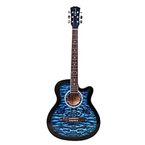 ARCTIC Vigor Acoustic Guitar package with 40 inches Folk steel string Guitar Curved shape with Bag AllTrickz.jpg