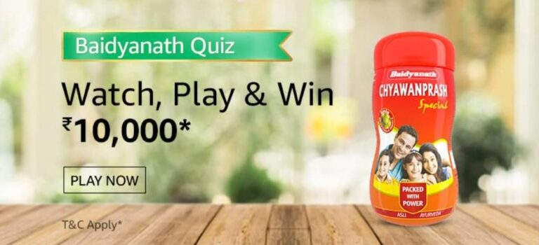 Amazon-Baidyanath-quiz-answers