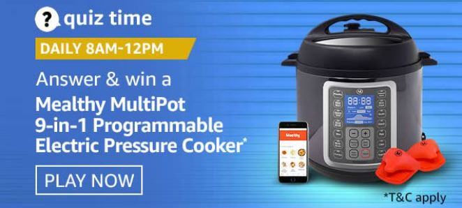 Amazon Quiz Mealthy MultiPot Pressure Cooker Answers