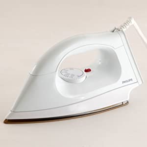 Philips HI114 1000 Watt Golden American Heritage Soleplate Dry Iron AllTrickz.jpg