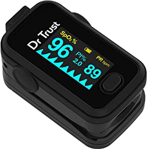 Dr Trust Signature Series Finger Tip Pulse Oximeter With Audio Visual Alarm  Midnight Black   201 AllTrickz.jpg