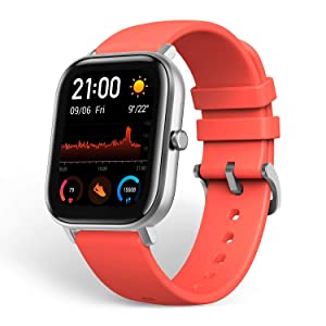 Huami Amazfit GTS Smart Watch Vermillion Orange  AllTrickz.jpg