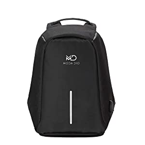 MODA DIO Vogue BPK12 Waterproof Anti Theft Laptop Backpack with Charging Port Black  AllTrickz.jpg
