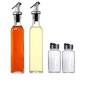 MISAMO ENTERPRISE 500 ml Oil Dispenser and Glass 120 ML Square Spice Jar AllTrickz.jpg