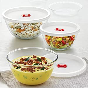 Borosil Glass Solid Serving   Mixing Bowls with Lids AllTrickz.jpg