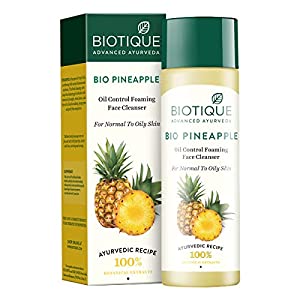 Biotique Bio Pineapple Oil Control Foaming Face Cleanser Normal to Oily Skin  120 ml  AllTrickz.jpg
